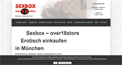 Desktop Screenshot of over18store.de